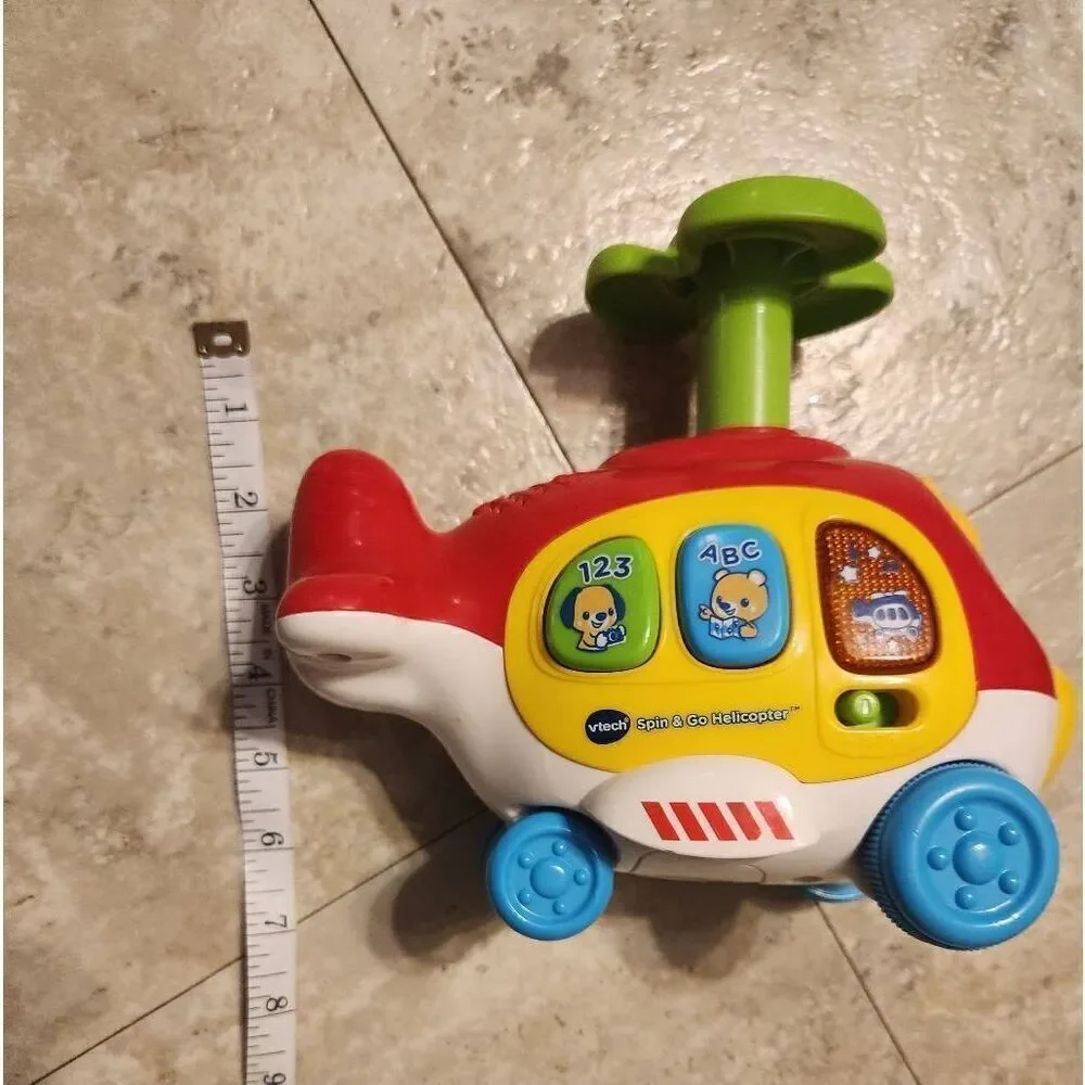 V-Tech Spin and Go Helicoptot electronic interactive toy